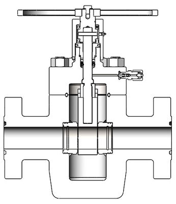 Full Bore Flat Gate Valve Small Installation Space Full Diameter Gate Valves OEM