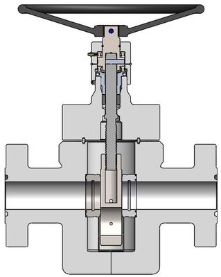 Full Bore Flat Gate Valve Small Installation Space Full Diameter Gate Valves OEM